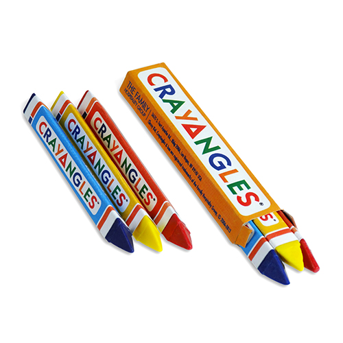 [1T3B(750)] 3pk Triangular Crayons, Box Packed