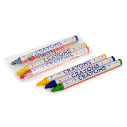 [2R3C(500)] 3pk Round Crayons, Cello Packed