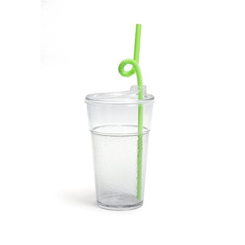 [R512GN-A] Fun Tough Cup, Washable 12oz, Clear, SAN/Acrylic, Undecorated