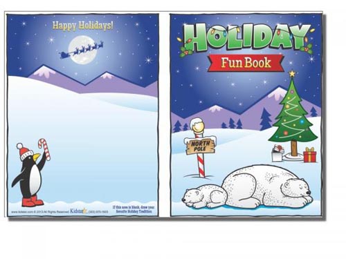 Holiday Fun 8-page Coloring/Activity Book