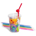 12oz Kids Cups, Thermoformed, with Lids and Straws - Active Theme