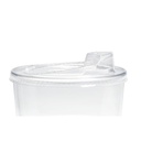 Lids-81.5mm Kids' Sip-Slot-Spout PET Clear fits FHG plastic cups, 1000 per case