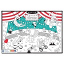 10x14" Paper Placemats, Circus Theme, One-Sided, Retail Carton