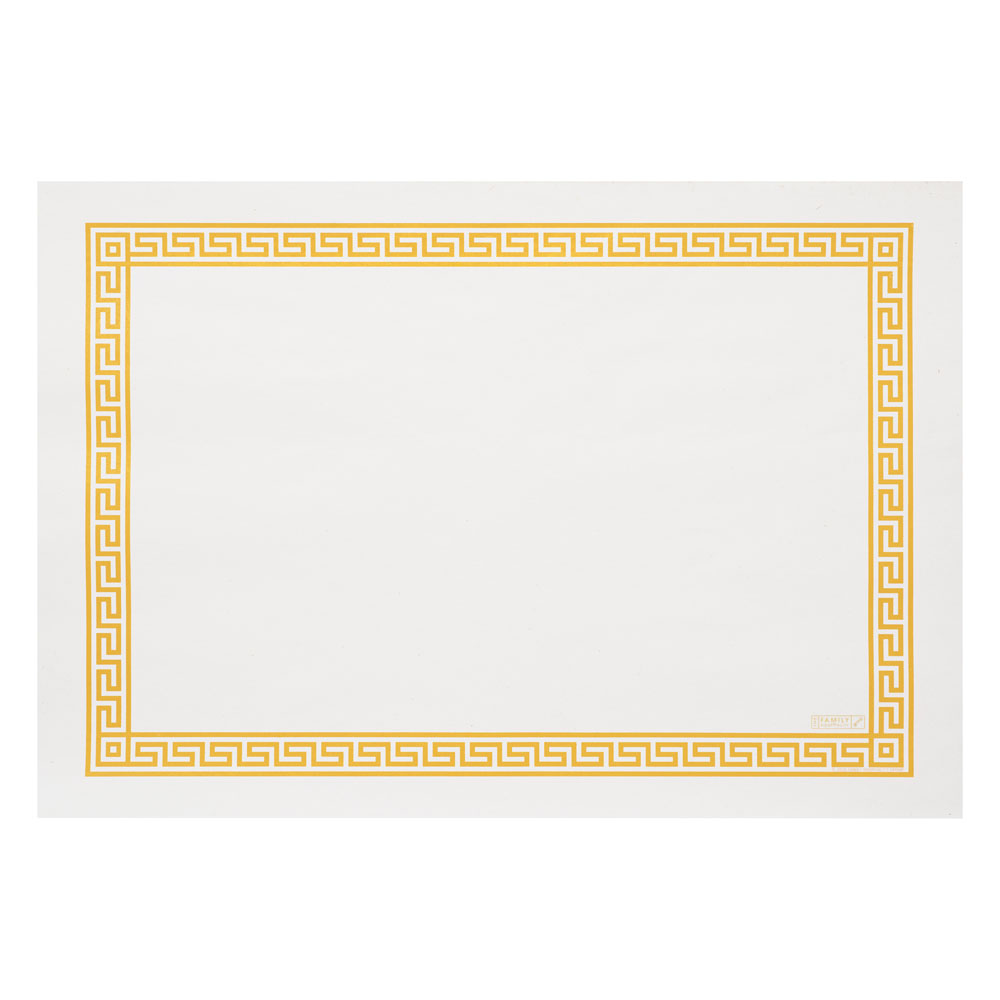 Greek-Key Placemats 9.5x14in 1M