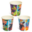 12oz Value-Line Paper Cups, hot/cold single-wall, Adventure design (1,000pk)